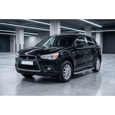 Боковые Подножки Maydos V1 (2 шт., Алюминий и Нержавейка) для Mitsubishi ASX 2010-2023 гг