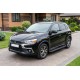 Боковые пороги Bosphorus Black (2 шт., алюминий) для Mitsubishi ASX 2010-2023 гг