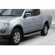Боковые Подножки Tayga Grey (2 шт., Алюминий) для Mitsubishi L200 2006-2015 гг