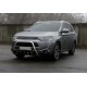 Кенгурятник WT004 (нерж.) для Mitsubishi Outlander 2012-2021 рр