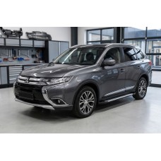 Боковые Подножки Line (2 шт., Алюминий) для Mitsubishi Outlander 2012-2021 гг