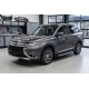 Боковые Подножки Line (2 шт., Алюминий) для Mitsubishi Outlander 2012-2021 гг