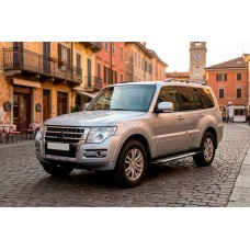 Боковые Подножки Line (2 шт., Алюминий) для Mitsubishi Pajero Wagon IV 2006-2021 гг