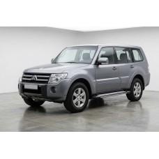 Бокові пороги Rainbow (2 шт., Алюміній) для Mitsubishi Pajero Wagon IV 2006-2021 рр