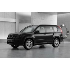 Бокові пороги Tayga Grey (2 шт., алюміній) для Nissan X-trail T31 2007-2014 рр