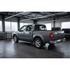 Боковые Подножки Duru (2 шт., Алюминий) для Nissan Navara 2006-2015 гг