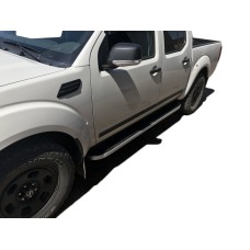 Бокові пороги Tayga (2 шт., Алюміній) для Nissan Navara 2006-2015 рр