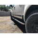 Бокові пороги Tayga (2 шт., Алюміній) для Nissan Navara 2006-2015 рр