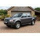 Боковые пороги Bosphorus Black (2 шт., алюминий) для Nissan NP300 1999-2015 гг