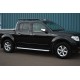 Боковые пороги Fullmond (2 шт., алюминий) для Nissan Navara 2006-2015 гг