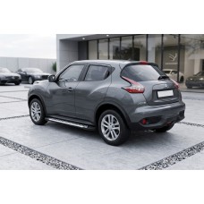 Бокові пороги Line (2 шт., Алюміній) для Nissan Juke 2010-2019 рр