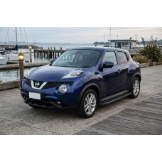 Бокові пороги RedLine Black (2 шт., Алюміній) для Nissan Juke 2010-2019 рр