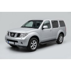 Боковые Подножки Allmond Black (2 шт., Алюминий) для Nissan Pathfinder R51 2005-2014 гг