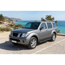 Бокові пороги Bosphorus Black (2 шт., Алюміній) для Nissan Pathfinder R51 2005-2014 рр