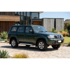 Бокові пороги X5-тип (2 шт., Алюміній) для Nissan Patrol Y61 1997-2011 рр