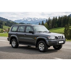 Бокові пороги Bosphorus Black (2 шт., Алюміній) для Nissan Patrol Y61 1997-2011 рр