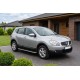 Боковые Подножки Maydos V1 (2 шт., Алюминий и Нержавейка) для Nissan Qashqai 2007-2010 гг