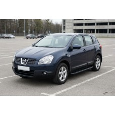 Бокові пороги Bosphorus Black (2 шт., Алюміній) для Nissan Qashqai 2007-2010 рр