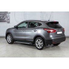 Боковые пороги RedLine V1 (2 шт., алюминий) для Nissan Qashqai 2014-2021 гг