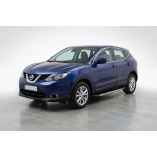 Боковые Подножки Duru (2 шт., Алюминий) для Nissan Qashqai 2014-2021 гг