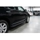 Боковые Подножки Allmond Black (2 шт., Алюминий) для Nissan Murano 2008-2014 гг