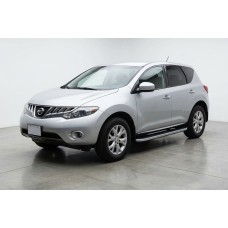 Бокові пороги Tayga Grey (2 шт., алюміній) для Nissan Murano 2008-2014 рр