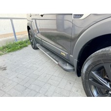 Бокові пороги RedLine V1 (2 шт., Алюміній) 2007-2015 для Opel Antara рр