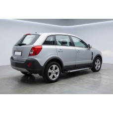 Боковые Подножки Line (2 шт., Алюминий) 2007-2015 для Opel Antara