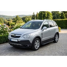 Бокові пороги Bosphorus Black (2 шт., Алюміній) 2007-2015 для Opel Antara рр