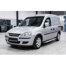 Боковые Подножки Line (2 шт., Алюминий) для Opel Combo 2002–2012 гг