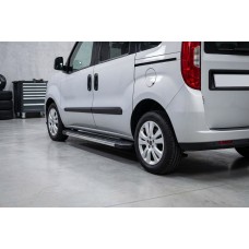 Боковые Подножки Duru (2 шт., Алюминий) Макси База для Opel Combo 2012-2018 гг