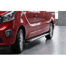 Боковые Подножки Line (2 шт., Алюминий) Длинная База для Renault Trafic 2001–2015 гг