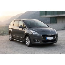 Бокові пороги Fullmond (2 шт., алюміній) для Peugeot 5008 2009-2016 рр