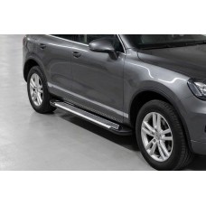 Боковые Подножки Line (2 шт., Алюминий) для Porsche Cayenne 2003–2010 гг