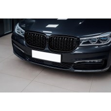 Ноздри Diamond Black (2016-2019, Черный Глянец) для BMW 7 серия G11/G12