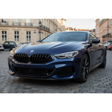 Ніздрі 1-Bar (2018-2022, чорний глянець) для BMW 8 cерія G14/G15/G16 2018- рр