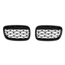 Ноздри Diamond Black (Черный Глянец) для BMW X5 E70 2007-2013 гг