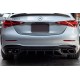 Задний диффузор с насадками на выхлоп (дизайн AMG C63) для Mercedes C-class W206 2022- гг