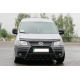 Кенгурятник WT004 Black (нерж) для Volkswagen Caddy 2004-2010 гг