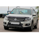 Кенгурятник WT003 Black (нерж) для Volkswagen Tiguan 2007-2016 гг