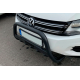 Кенгурятник WT004 Black (нерж) для Volkswagen Tiguan 2007-2016 гг