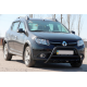 Кенгурятник WT003 Black (нерж) для Dacia Sandero 2013-2020 гг