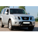 Кенгурятник WT008 Black (нерж) для Nissan Navara 2006-2015 гг