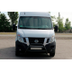 Кенгурятник WT018 Black (нерж.) для Opel Movano 2010-2021 гг