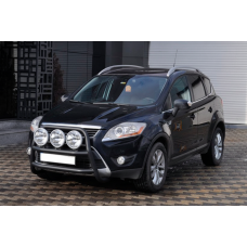 Кенгурятник WT018 Black (нерж.) для Ford Kuga 2008-2013 гг