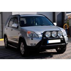 Кенгурятник WT018 Black (нерж.) для Honda CRV 2001-2006 гг