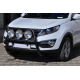 Кенгурятник WT018 Black (нерж.) для Kia Sportage 2010-2015 гг