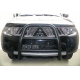 Кенгурятник WT018 Black (нерж.) для Mitsubishi L200 2006-2015 гг
