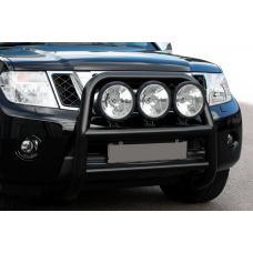 Кенгурятник WT018 Black (нерж) для Nissan Pathfinder R51 2005-2014 рр