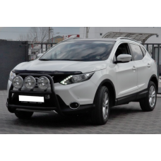 Кенгурятник WT018 Black (нерж) для Nissan Qashqai 2014-2021 гг